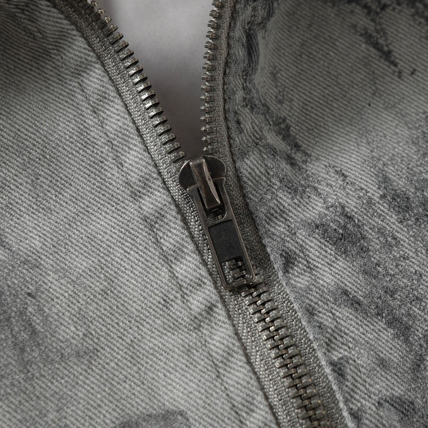 Retro Deconstruction Washed Tie-Dye Denim Jacket