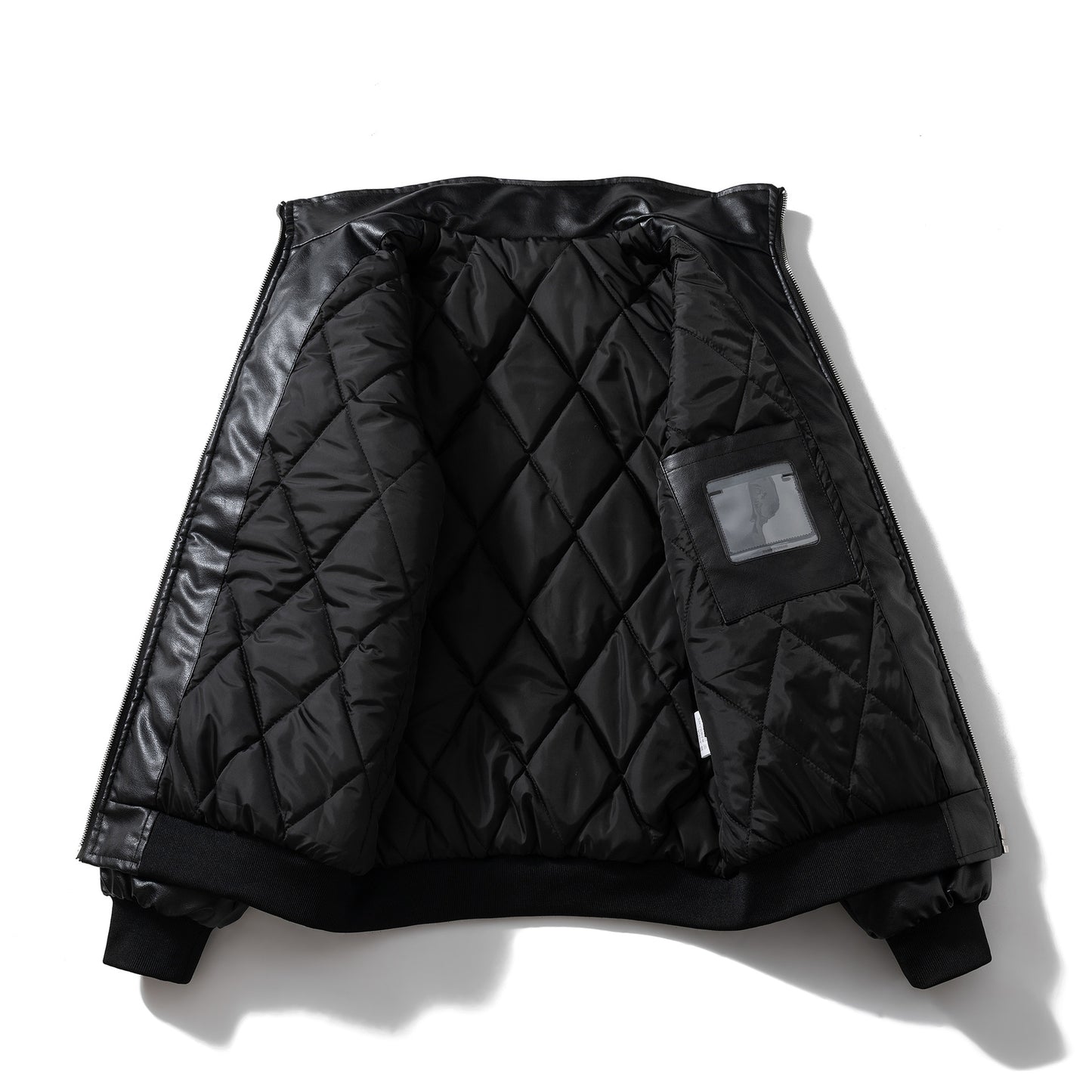 Heavy Embroidery PU Leather Motorcycle Jacket