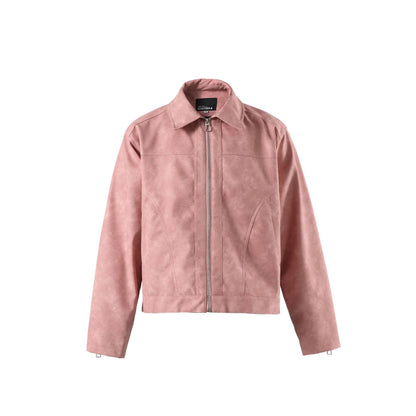 Deconstruction PU Leather Jacket – Unisex Street Utility Motorcycle Coat