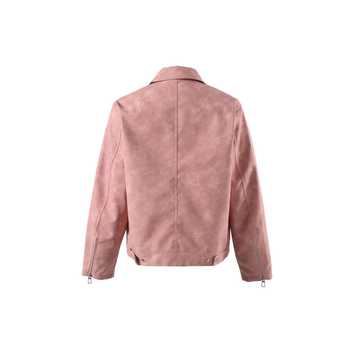 Deconstruction PU Leather Jacket – Unisex Street Utility Motorcycle Coat