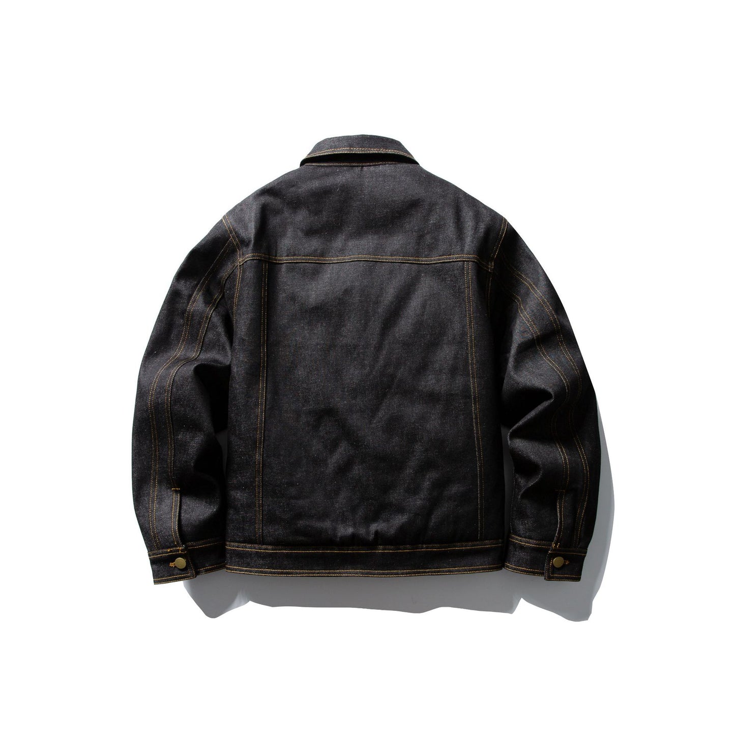 Selvedge Raw Denim Boxed Wide Jacket – Warm, Stylish & Street-Ready