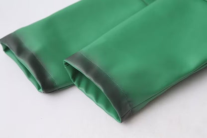 Retro PU Leather Flight Jacket for Women – Timeless Street Elegance