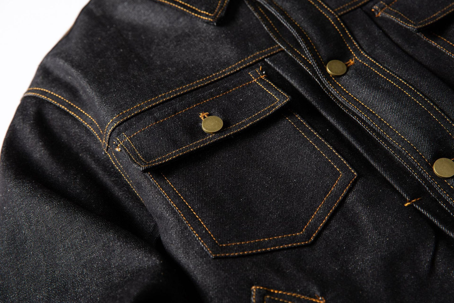 Selvedge Raw Denim Boxed Wide Jacket – Warm, Stylish & Street-Ready