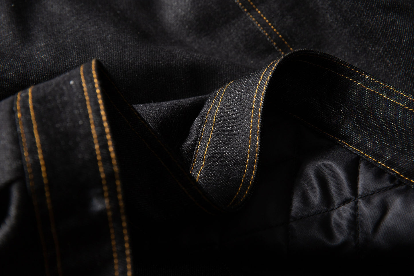 Selvedge Raw Denim Boxed Wide Jacket – Warm, Stylish & Street-Ready