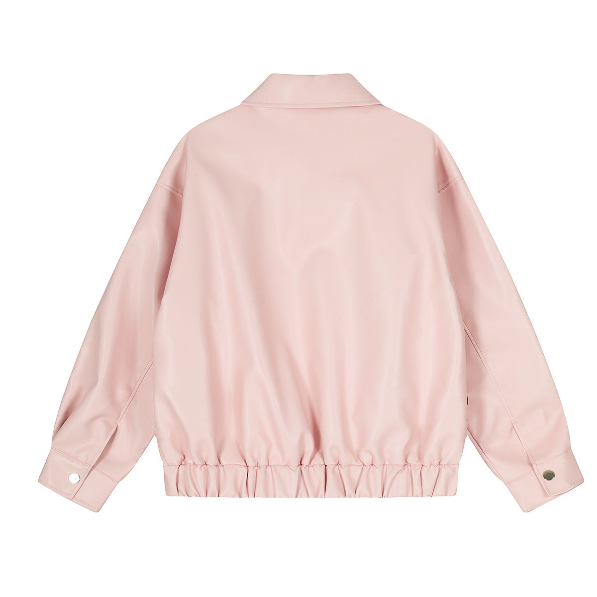 Retro punk street loose PU leather jacket motorcycle jacket