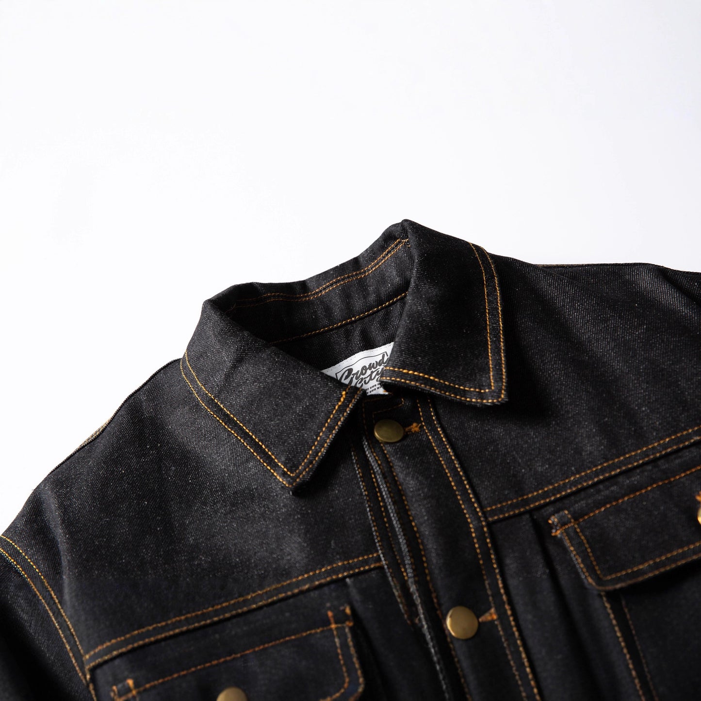 Selvedge Raw Denim Boxed Wide Jacket – Warm, Stylish & Street-Ready