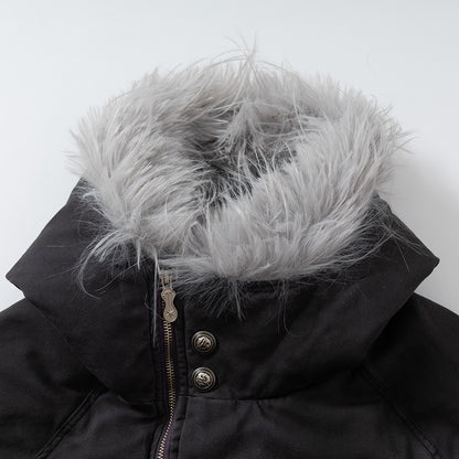 ARC CalmLayer winter jacket hood detail with faux fur trim and insulated lining