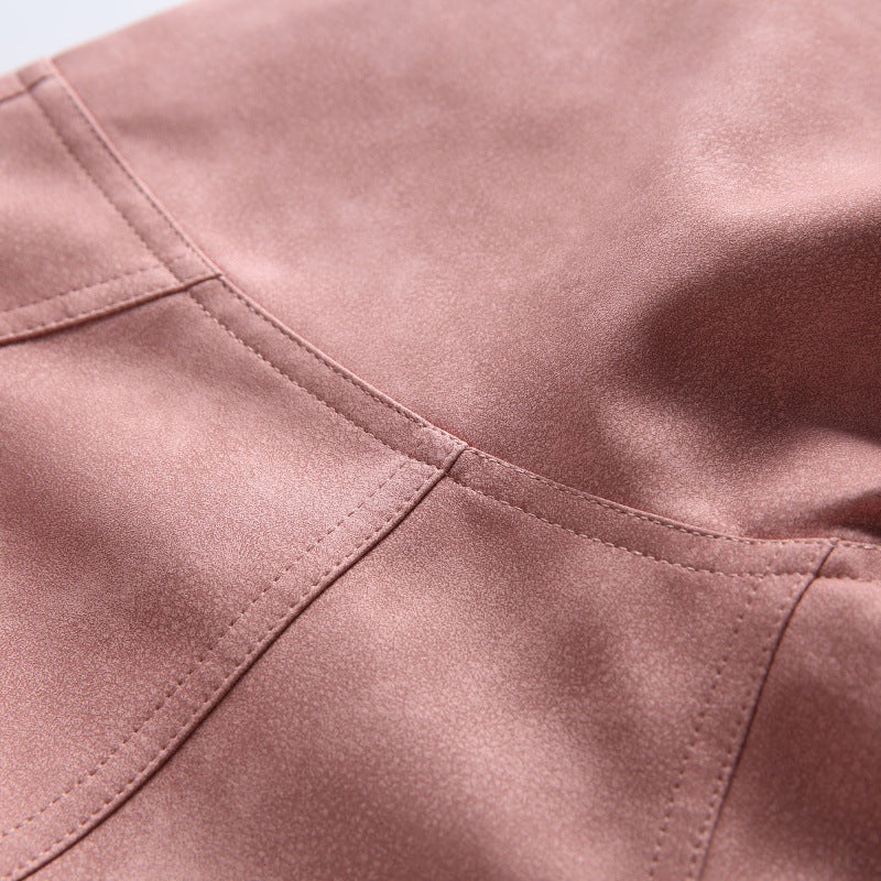 Deconstruction PU Leather Jacket – Unisex Street Utility Motorcycle Coat