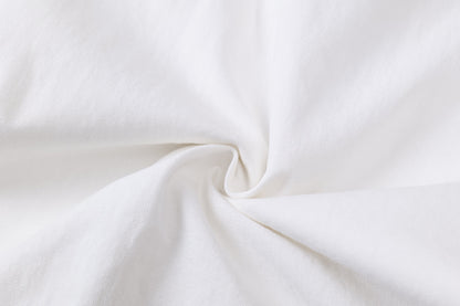 Heavy Pleated White Dyed Denim Pants – Streetwear with Attitude