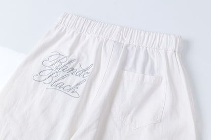 Heavy Pleated White Dyed Denim Pants – Streetwear with Attitude