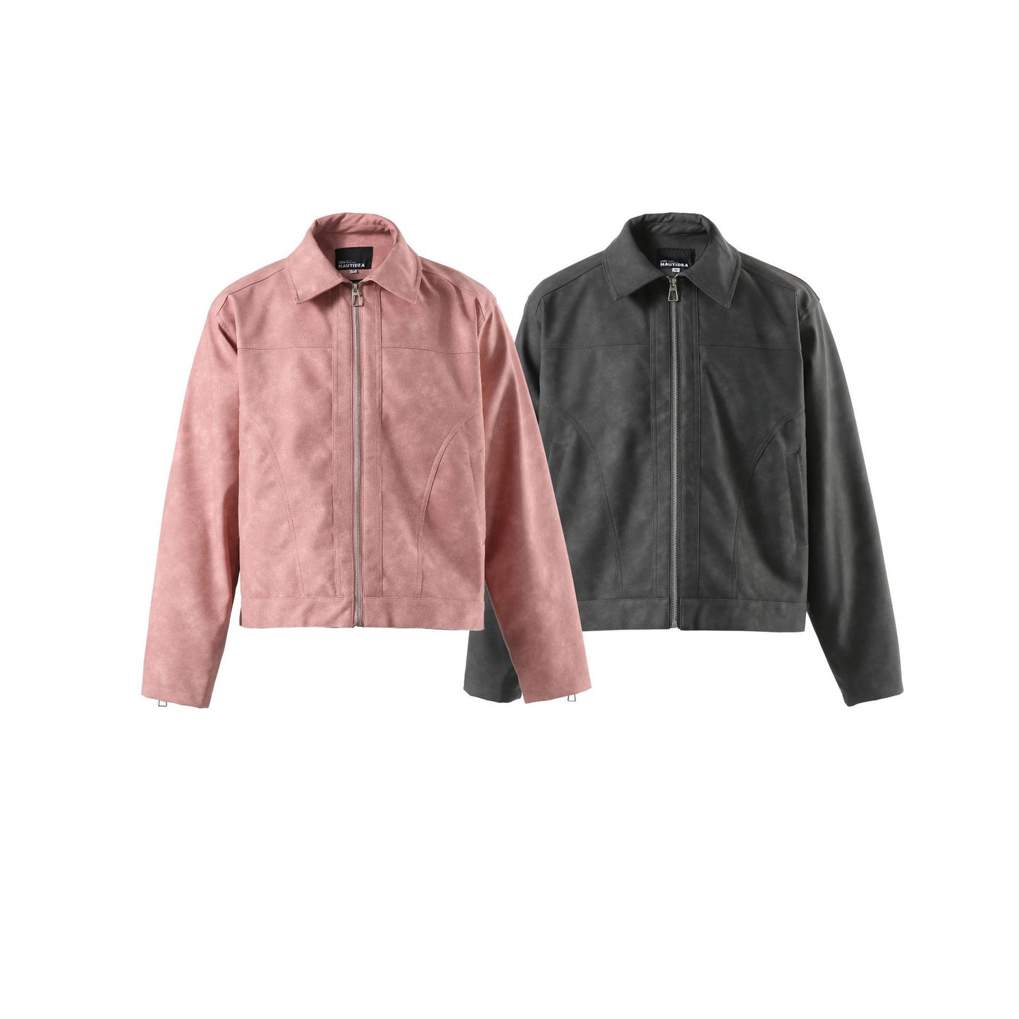 Deconstruction PU Leather Jacket – Unisex Street Utility Motorcycle Coat