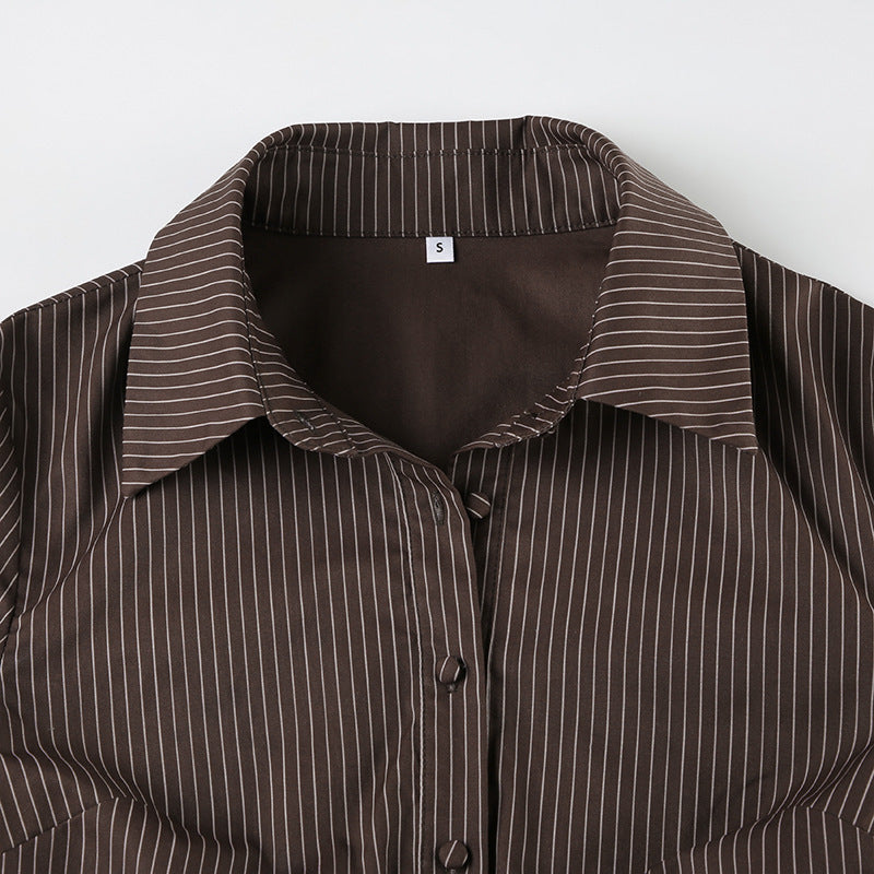 StripeTone° Lapel Tee