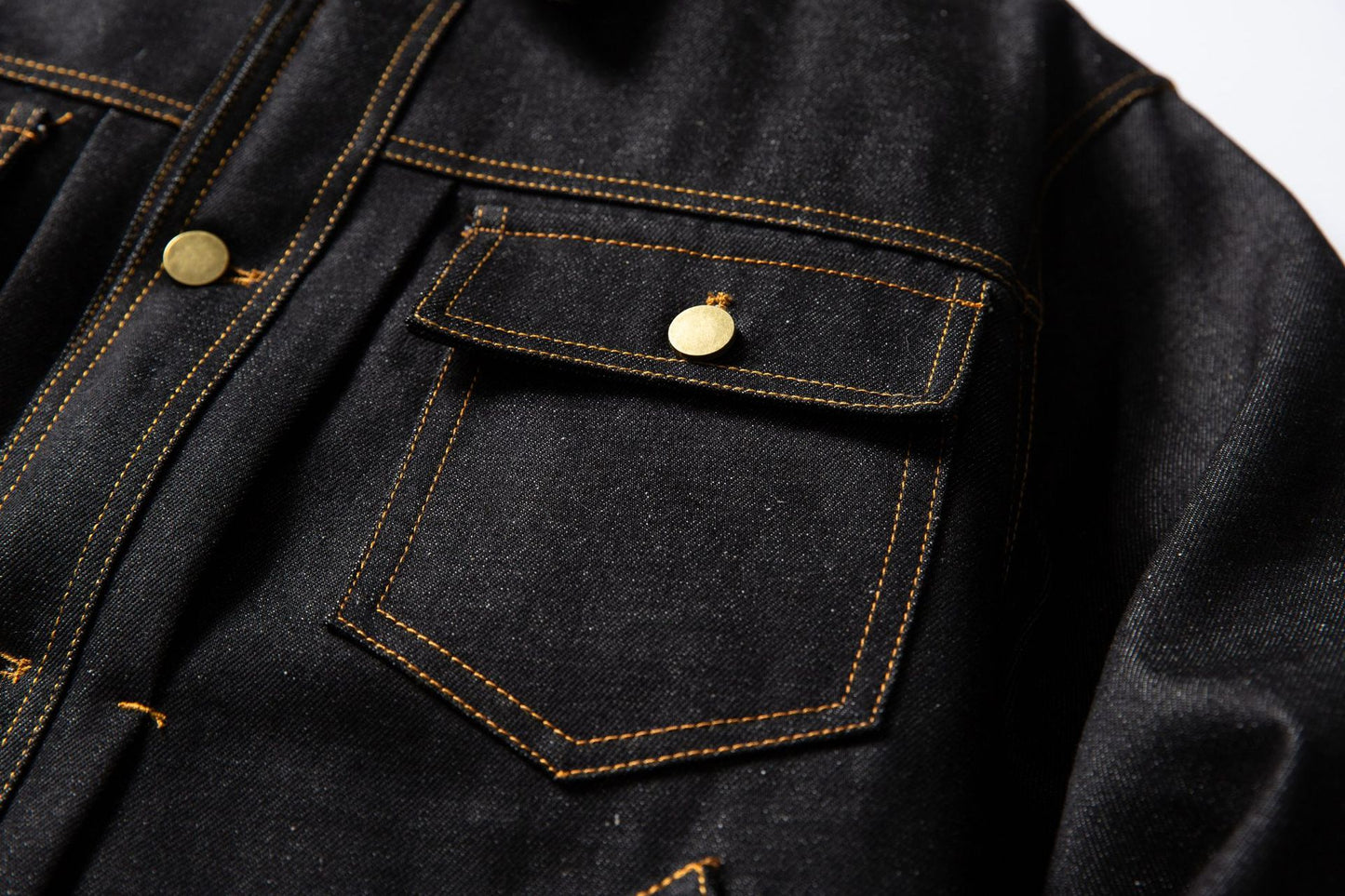 Selvedge Raw Denim Boxed Wide Jacket – Warm, Stylish & Street-Ready