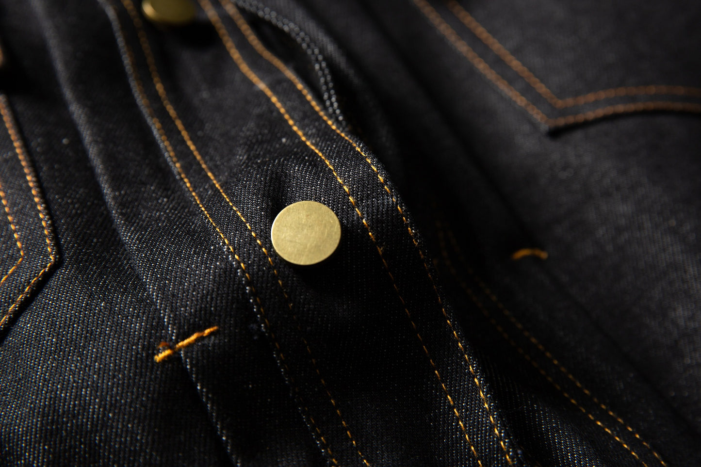 Selvedge Raw Denim Boxed Wide Jacket – Warm, Stylish & Street-Ready